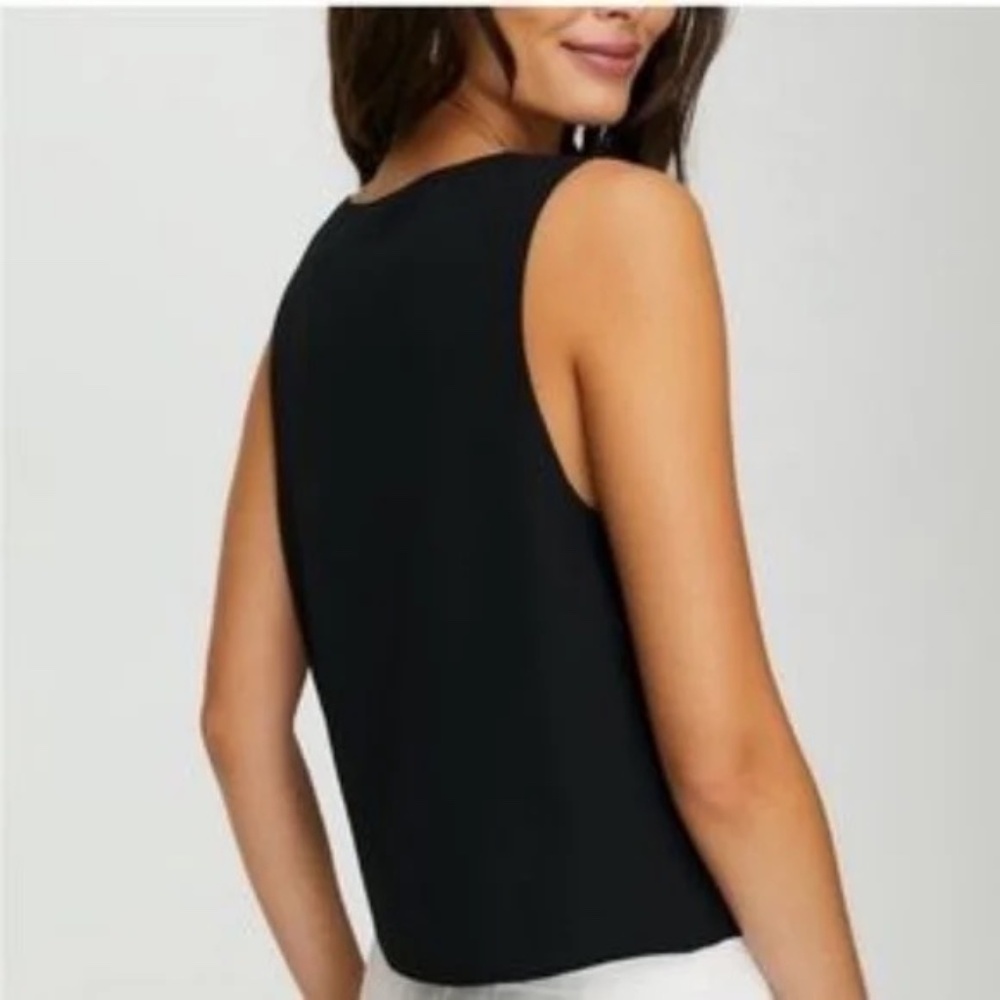 Babaton Black Sleeveless Blouse - Picture 2 of 8